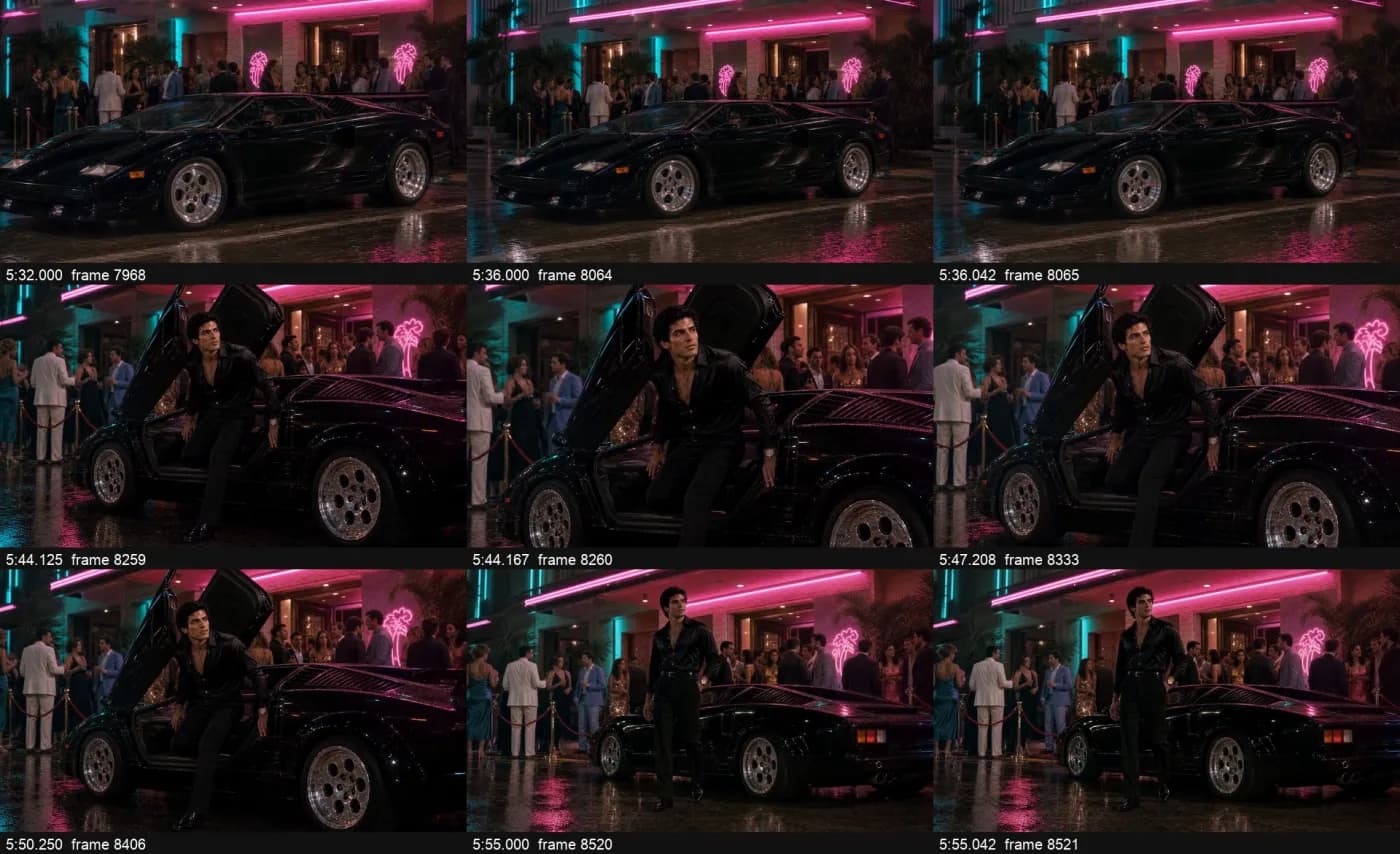 Approved Miami Hustle animated-series production imagery